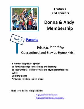 Donna & Andy Membership - Features and Benefits for Parents