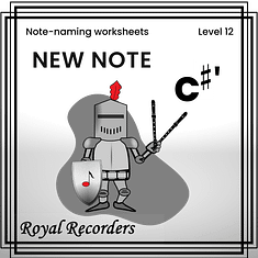 Royal Recorders - Level 12 - Silver - Note-naming Challenges