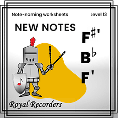 Royal Recorders - Level 13 - Gold - Note-naming Challenges