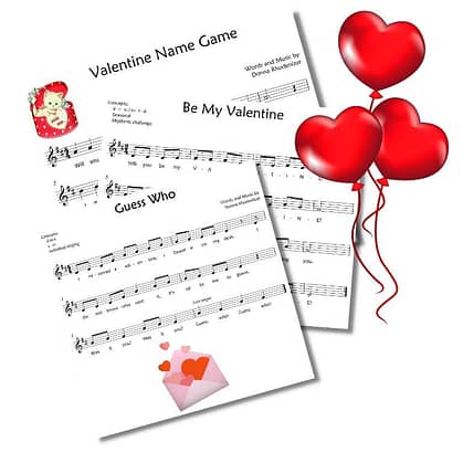 3 Valentine Singing Games