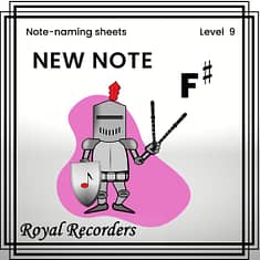 Royal Recorders - Level 9 - Pink - Note-naming Challenges