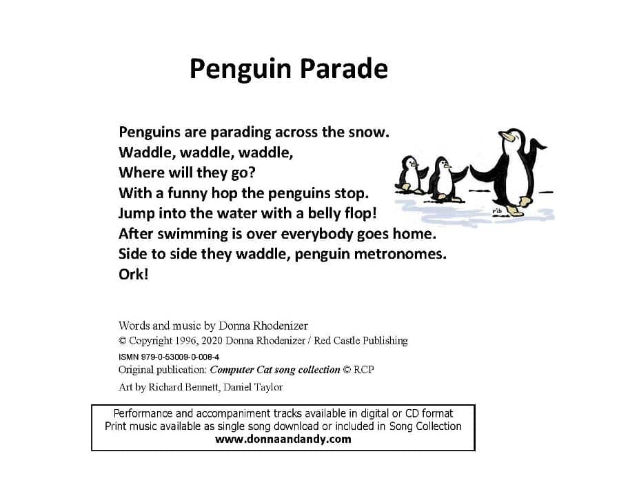 Penguin Parade - Lyrics